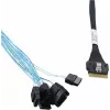 Microchip Adaptec interne SAS-kabel - 1x8 Slim SAS (SFF-8654) naar 8x SATA - 0,8 m