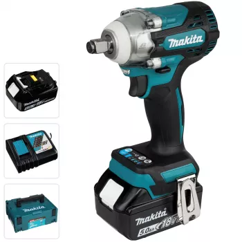 Makita DTW300TJX7 accu-slagmoersleutel 1/2 inch vierkantaandrijving met extra accu