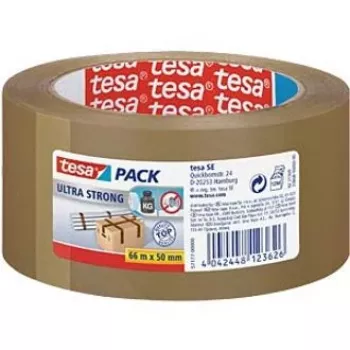 Tesa Ultra Strong verpakkingstape 66 m x 50 mm bruin PVC