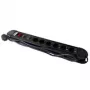 M-CAB STEKERDOOS 6S PVC 3M BK PREM - BEVEILIGING TEGEN STOOTSPANNING EN OVERBELASTING (POW0026)