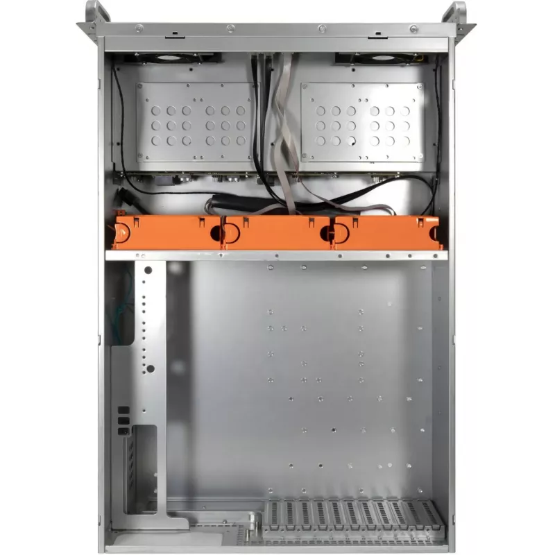 Inter-Tech IPC Storage 4U-4408-L 4U Rackmount Server Chassis, 8x 3,5 inch Hot-Swap, zonder voeding, zwart