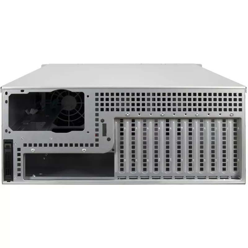 Inter-Tech IPC Storage 4U-4408-L 4U Rackmount Server Chassis, 8x 3,5 inch Hot-Swap, zonder voeding, zwart