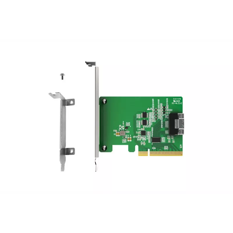 ICY DOCK EXLink MB409A4 SlimSAS 8i naar PCIe 4.0 x8 adapterkaart met redriver