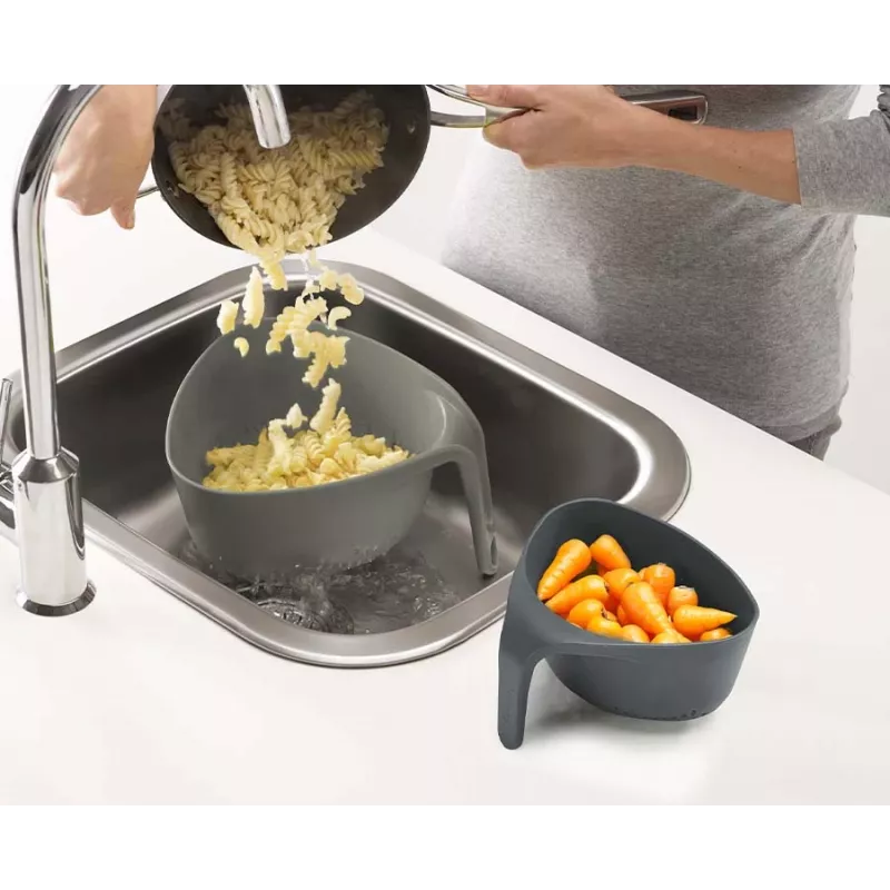 Joseph Joseph Nest vergiet set grijs 2-delig