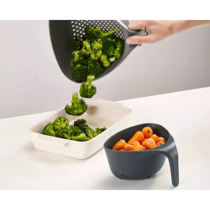 Joseph Joseph Nest vergiet set grijs 2-delig