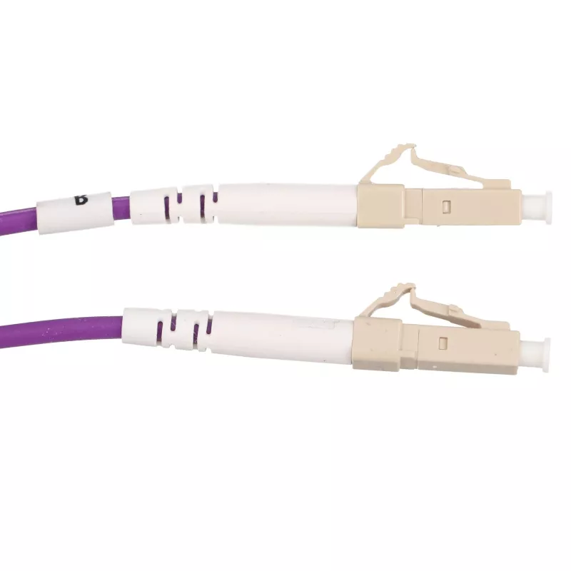 Extralink EX.36868 LC/UPC naar LC/UPC patchkabel, Multimode OM4, Duplex, 3 mm, 2 m