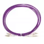 Extralink EX.36868 LC/UPC naar LC/UPC patchkabel, Multimode OM4, Duplex, 3 mm, 2 m