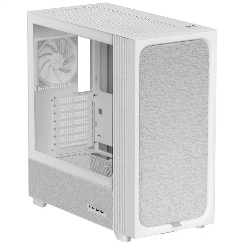 TRYX FLOVA F50 midi-tower, ATX, gehard glas - wit