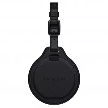 Satechi vegan leer FindAll bagagelabel zwart