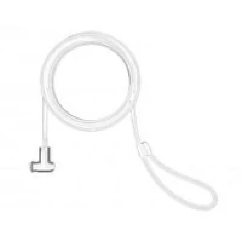 Compulocks Universeel beveiligingskabelslot - T-Bar-slot met sleutel - Wit - 1,83 m