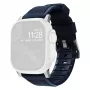 Nomad Rugged Strap Atlantic Blue Connector zilver 42/44/45/49mm
