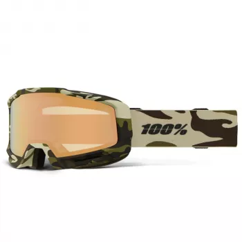 100% Speedlab 100percent SNOW - OKAN HiPER Camo Copper ML Mirror skibril