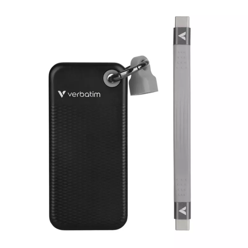 Verbatim Pocket SSD 128GB zwart/grijs USB 3.2 Gen 2 externe solid-state drive