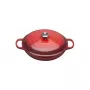 Le Creuset Signature gietijzeren braadpan plat 30 cm kersrood