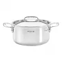 De Buyer Affinity steelpan RVS met deksel 24 cm