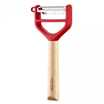 Opinel T-Duo Y-schiller set rood beukenhout