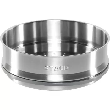 Staub 26 cm stoominzet, geëmailleerd gietijzer, donkerblauw