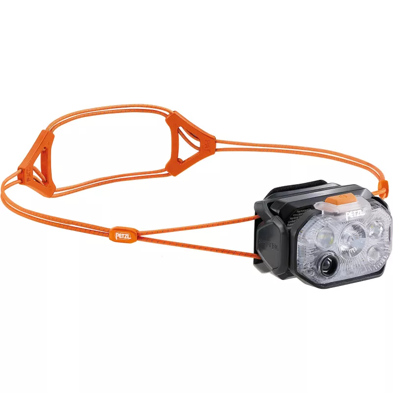 Petzl SWIFT RL hoofdlamp zwart/oranje