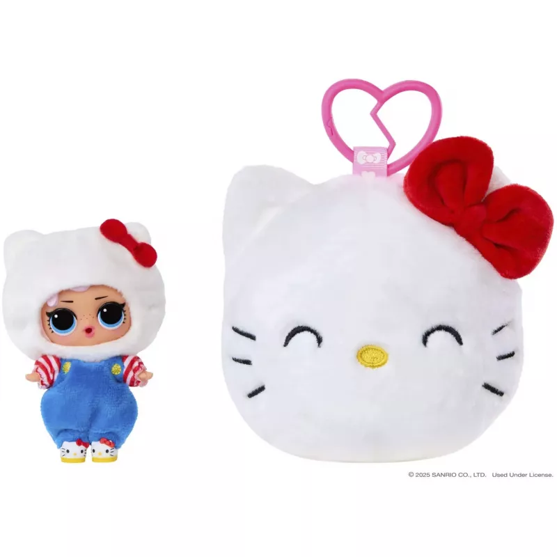 L.O.L. Surprise Loves Hello Kitty omkeerbare knuffel assorti