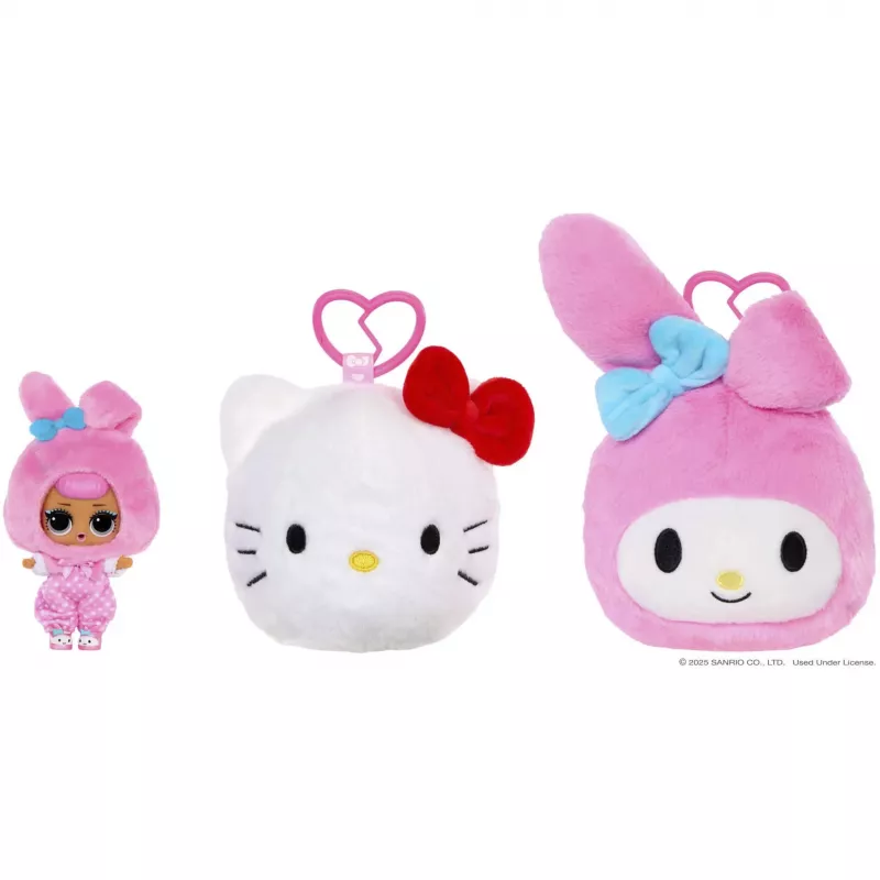 L.O.L. Surprise Loves Hello Kitty omkeerbare knuffel assorti