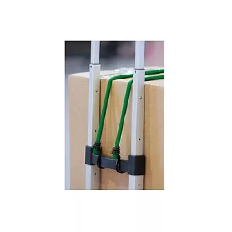 Master Lock 3021EURDAT Twin Wire elastieken met dubbele haken, 0,8 m, 40 kg, groen, 2 stuks
