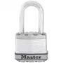 Master gelamineerd hangslot M1EURDLFCC met corrosiebescherming, beugel van boorcarbide, 8 mm diameter, 48 mm beugelwijdte, verschillend sluitend, 2 sleutels, weerbestendig, veiligheidsniveau 8/10