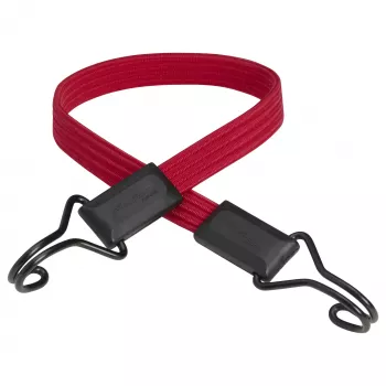 Master Lock flat bungee cord twin wire 3224EURDAT - 60 cm, 2-pack, zwart/geel