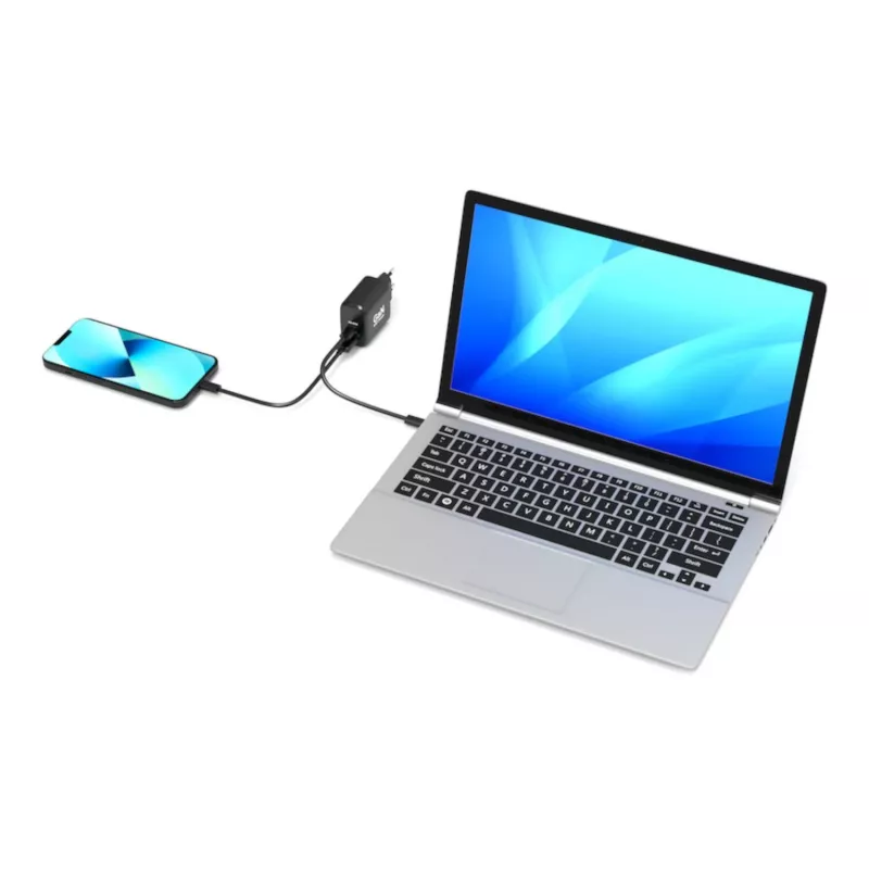 PORT Designs wandlader USB-C PD 65W GaN EU-stekker zwart