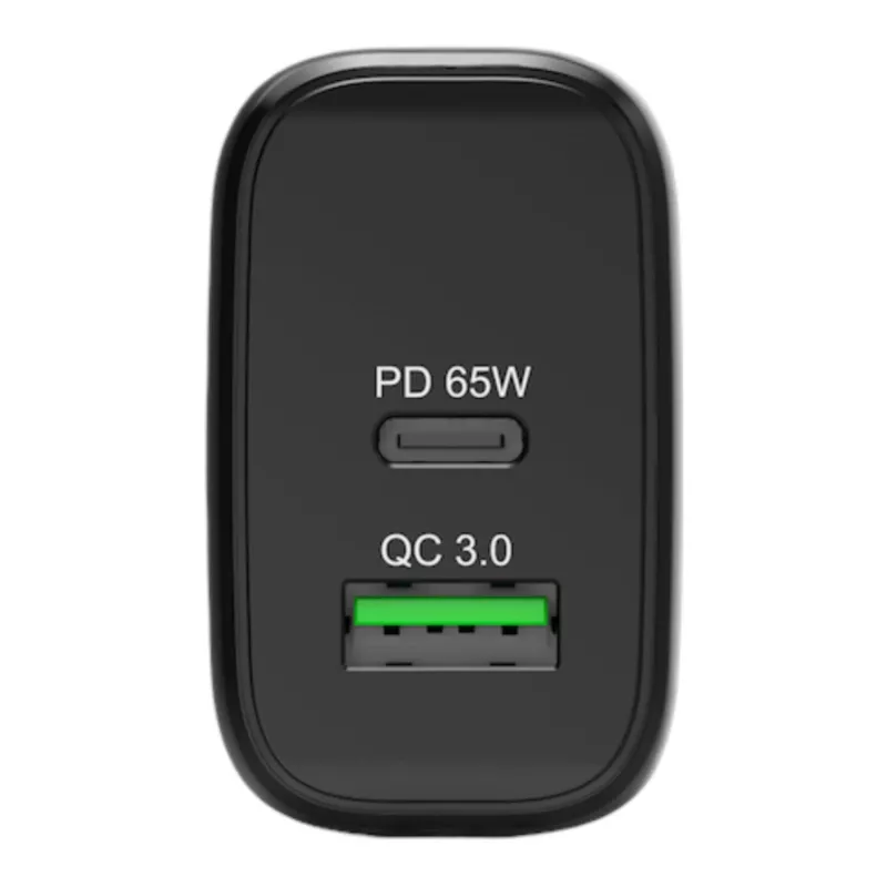 PORT Designs wandlader USB-C PD 65W GaN EU-stekker zwart