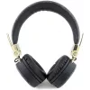 GUESS GUBH704GEMK over-ear Bluetooth-hoofdtelefoon, zwart, 4G metal logo