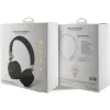 GUESS GUBH704GEMK over-ear Bluetooth-hoofdtelefoon, zwart, 4G metal logo