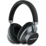 Karl Lagerfeld Saffiano metal logo draadloze Bluetooth on-ear hoofdtelefoon zwart