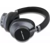 Karl Lagerfeld Saffiano metal logo draadloze Bluetooth on-ear hoofdtelefoon zwart