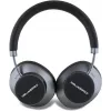 Karl Lagerfeld Saffiano metal logo draadloze Bluetooth on-ear hoofdtelefoon zwart