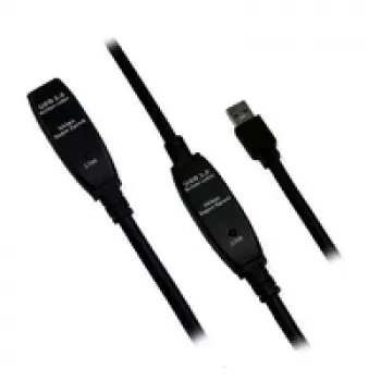 MCL Samar MC923AMF/A-15M USB 3.2 Gen 1 kabel - 15 m - USB-A naar USB-A - zwart