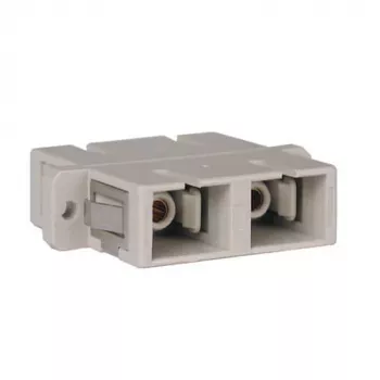 Tripp duplex fiber optic MMF/SMF multimode singlemode coupler SC/SC - netwerkcoupler - SC multimode (beige)