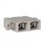 Tripp duplex fiber optic MMF/SMF multimode singlemode coupler SC/SC - netwerkcoupler - SC multimode (beige)