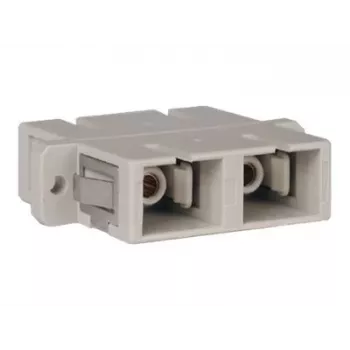 Tripp duplex fiber optic MMF/SMF multimode singlemode coupler SC/SC - netwerkcoupler - SC multimode (beige)