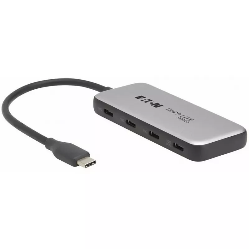 Eaton Tripp Lite Series 4-poorts USB-C hub, USB 3.2 Gen 2 (10 Gbps) - zwart
