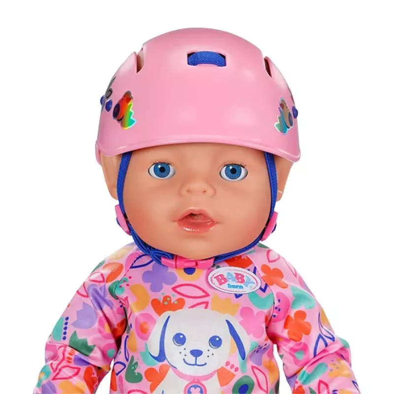 ZAPF CREATION BABY born helm 43 cm roze