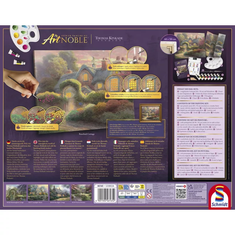 Schmidt My ArtNOBLE Thomas Kinkade - Rosebud Cottage 1000 stukjes puzzel