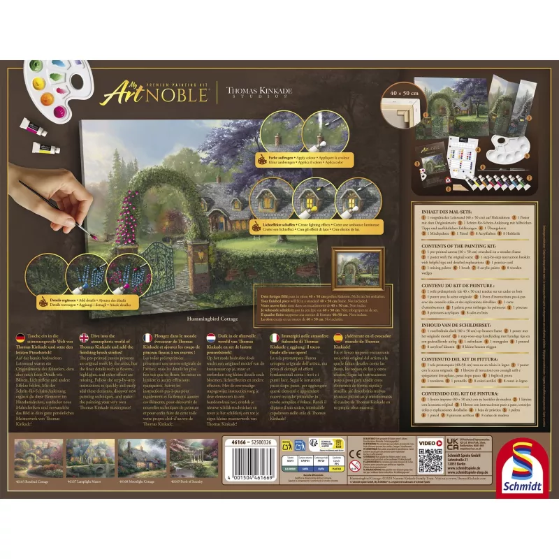 Schmidt My ArtNOBLE Thomas Kinkade - Hummingbird Cottage 1000 stukjes puzzel