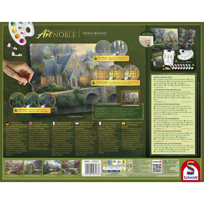 Schmidt My ArtNOBLE Thomas Kinkade - Lamplight Manor 1000 stukjes puzzel