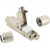 Schwaiger Keystone netwerkkabel connector CAT 6A afgeschermd gereedschapsloze RJ45 module