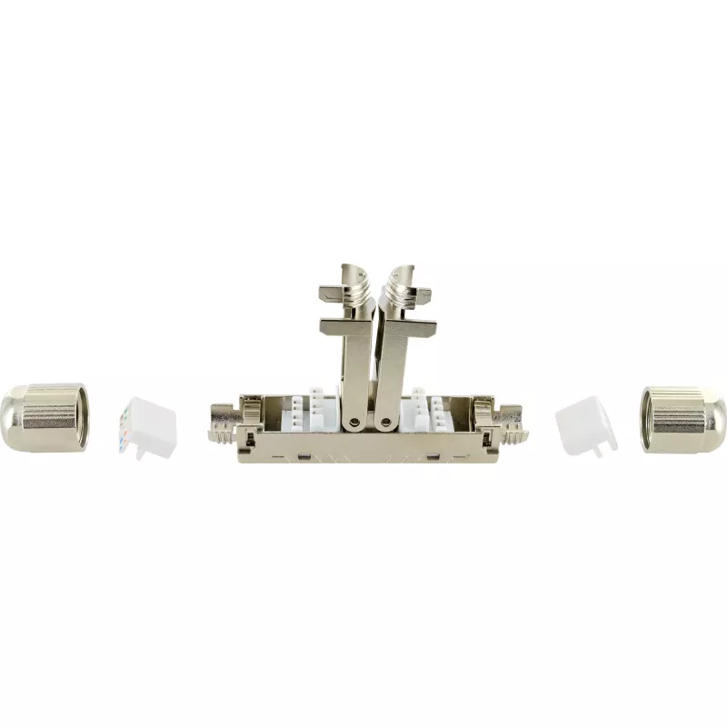 Schwaiger Keystone netwerkkabel connector CAT 6A afgeschermd gereedschapsloze RJ45 module