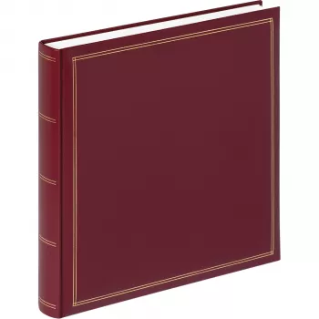 Walther Monza rood 34x33 60 pagina's boekgebonden fotoalbum FA260R