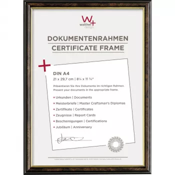 WALTHER Smell DIN A4 kunststof hefter walnoot JD130N