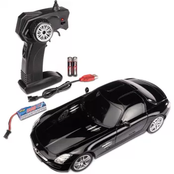 Carson RC 1:24 Mercedes-Benz SLS AMG 2.4G 100% RTR zwart