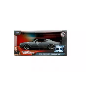 Jada Toys Fast & Furious 1970 Chevrolet Chevelle SS 1:24 die-cast modelauto - Gunmetal Grey