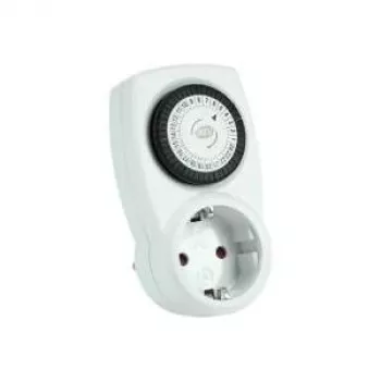 REV Ritter mechanische timer 24h met kinderslot wit 230V 50Hz